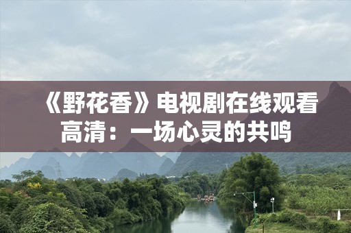 《野花香》电视剧在线观看高清：一场心灵的共鸣