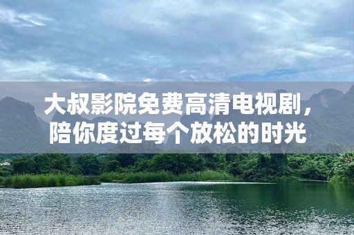 大叔影院免费高清电视剧，陪你度过每个放松的时光