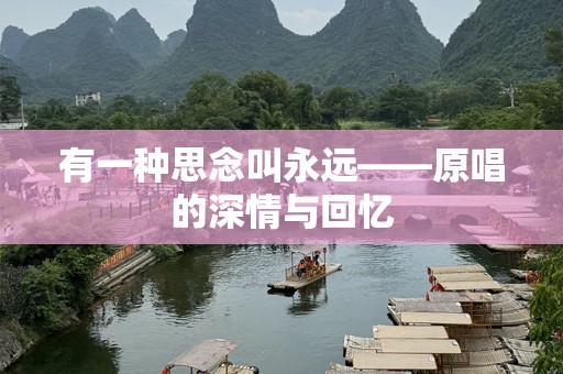 有一种思念叫永远——原唱的深情与回忆