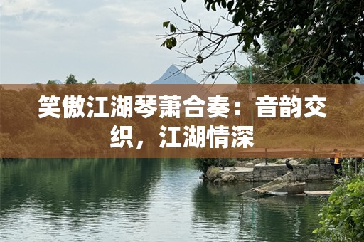 笑傲江湖琴萧合奏：音韵交织，江湖情深