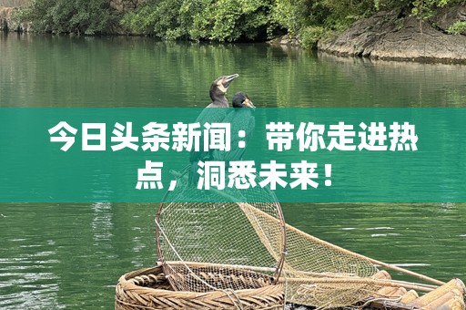 今日头条新闻：带你走进热点，洞悉未来！