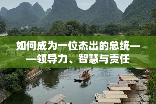 如何成为一位杰出的总统——领导力、智慧与责任