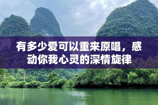 有多少爱可以重来原唱，感动你我心灵的深情旋律