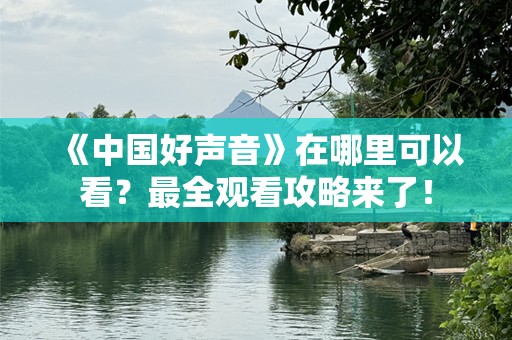 《中国好声音》在哪里可以看？最全观看攻略来了！