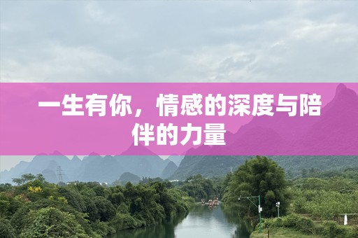 一生有你，情感的深度与陪伴的力量