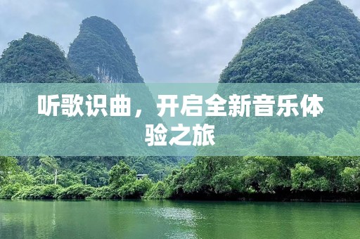 听歌识曲，开启全新音乐体验之旅