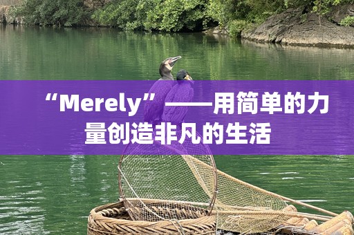 “Merely”——用简单的力量创造非凡的生活
