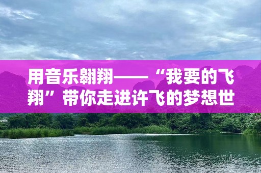 用音乐翱翔——“我要的飞翔”带你走进许飞的梦想世界