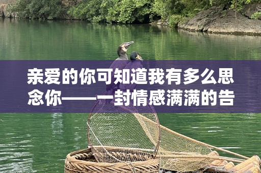亲爱的你可知道我有多么思念你——一封情感满满的告白信
