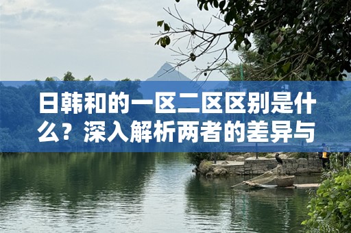 日韩和的一区二区区别是什么？深入解析两者的差异与特点