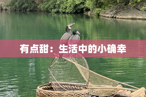 有点甜：生活中的小确幸