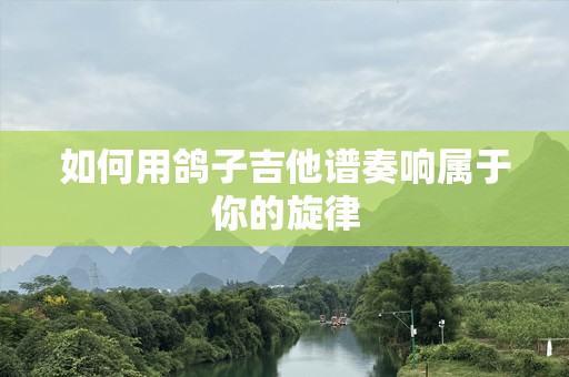 如何用鸽子吉他谱奏响属于你的旋律