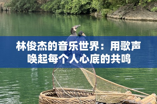 林俊杰的音乐世界：用歌声唤起每个人心底的共鸣