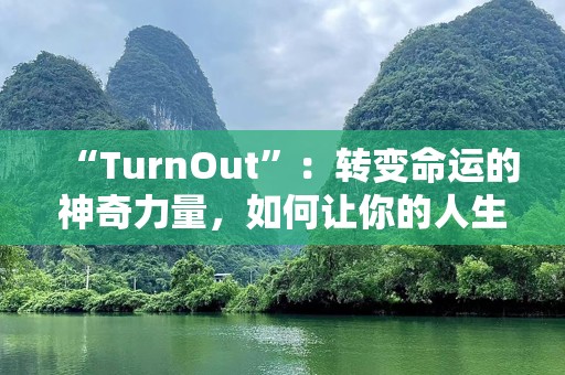 “TurnOut”：转变命运的神奇力量，如何让你的人生焕然一新