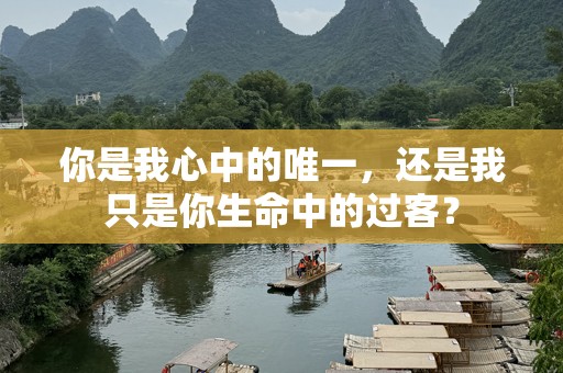 你是我心中的唯一，还是我只是你生命中的过客？