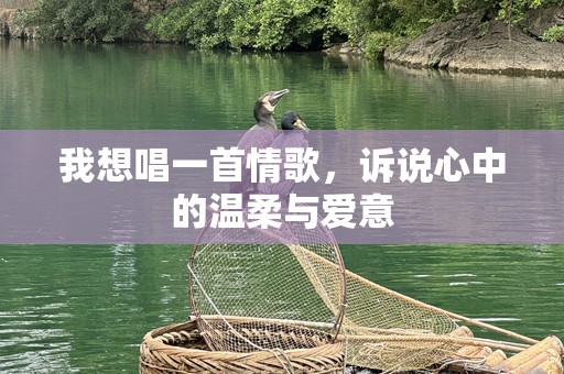我想唱一首情歌，诉说心中的温柔与爱意