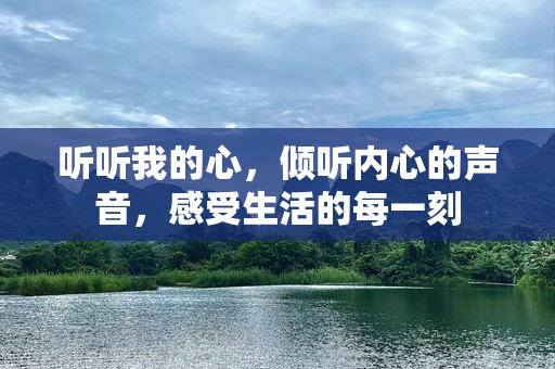 听听我的心，倾听内心的声音，感受生活的每一刻