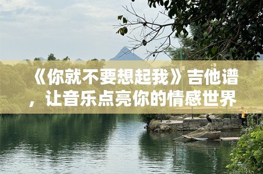 《你就不要想起我》吉他谱，让音乐点亮你的情感世界