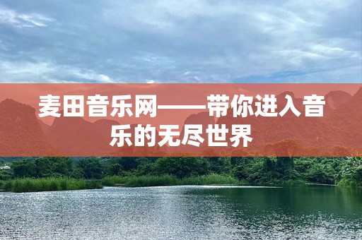 麦田音乐网——带你进入音乐的无尽世界