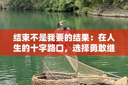结束不是我要的结果：在人生的十字路口，选择勇敢继续前行