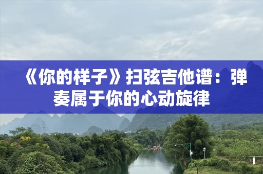 《你的样子》扫弦吉他谱：弹奏属于你的心动旋律