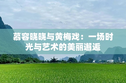 慕容晓晓与黄梅戏：一场时光与艺术的美丽邂逅