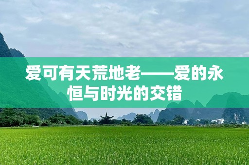 爱可有天荒地老——爱的永恒与时光的交错