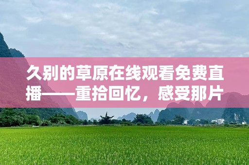 久别的草原在线观看免费直播——重拾回忆，感受那片辽阔与自由