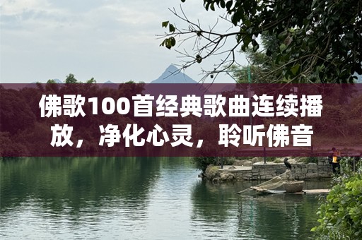 佛歌100首经典歌曲连续播放，净化心灵，聆听佛音