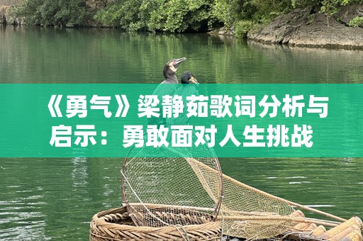 《勇气》梁静茹歌词分析与启示：勇敢面对人生挑战
