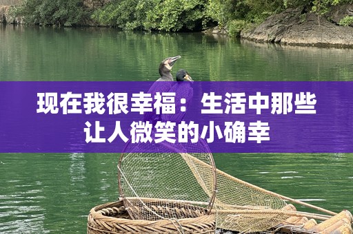 现在我很幸福：生活中那些让人微笑的小确幸