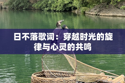 日不落歌词：穿越时光的旋律与心灵的共鸣