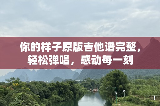 你的样子原版吉他谱完整，轻松弹唱，感动每一刻