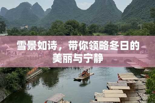 雪景如诗，带你领略冬日的美丽与宁静