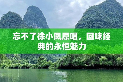 忘不了徐小凤原唱，回味经典的永恒魅力