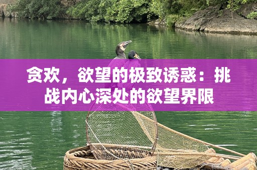 贪欢，欲望的极致诱惑：挑战内心深处的欲望界限