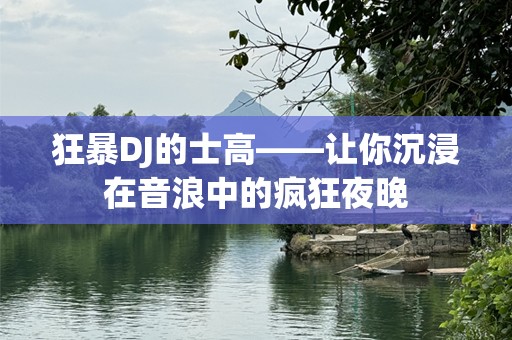 狂暴DJ的士高——让你沉浸在音浪中的疯狂夜晚