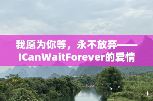 我愿为你等，永不放弃——ICanWaitForever的爱情启示