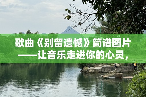 歌曲《别留遗憾》简谱图片——让音乐走进你的心灵，唤起无尽情感