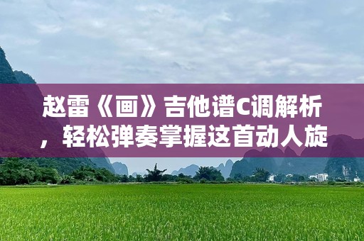 赵雷《画》吉他谱C调解析，轻松弹奏掌握这首动人旋律！