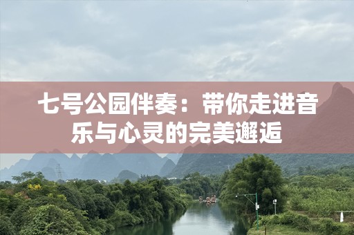 七号公园伴奏：带你走进音乐与心灵的完美邂逅