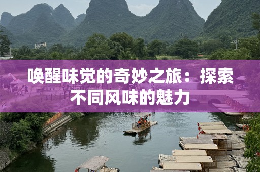 唤醒味觉的奇妙之旅：探索不同风味的魅力
