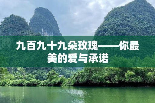 九百九十九朵玫瑰——你最美的爱与承诺