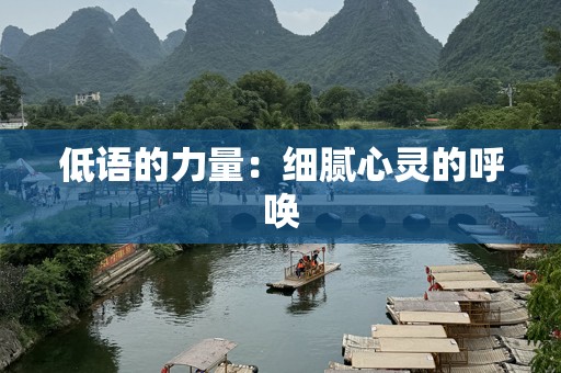 低语的力量：细腻心灵的呼唤