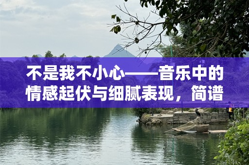 不是我不小心——音乐中的情感起伏与细腻表现，简谱带你领略更多