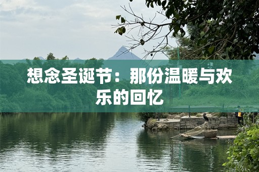 想念圣诞节：那份温暖与欢乐的回忆