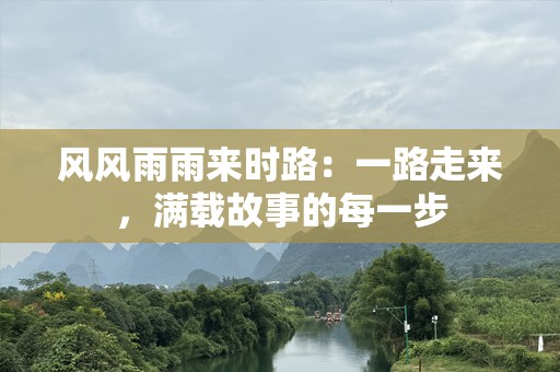 风风雨雨来时路：一路走来，满载故事的每一步