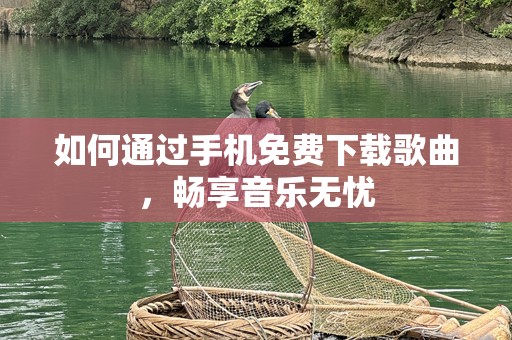如何通过手机免费下载歌曲，畅享音乐无忧
