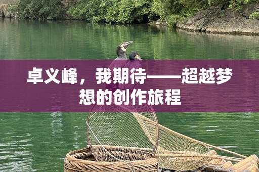 卓义峰，我期待——超越梦想的创作旅程