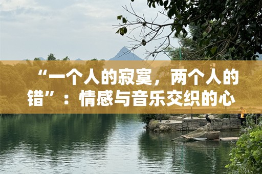 “一个人的寂寞，两个人的错”：情感与音乐交织的心灵共鸣
